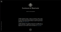 Desktop Screenshot of castellodirosciano.com
