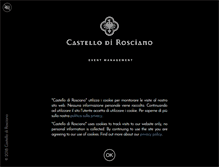 Tablet Screenshot of castellodirosciano.com